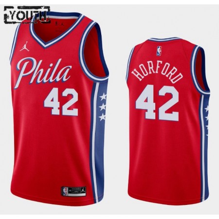 Camiseta Niños NBA Philadelphia 76ers Al Horford 42 2020-21 Jordan Brand Statement Edition Swingman